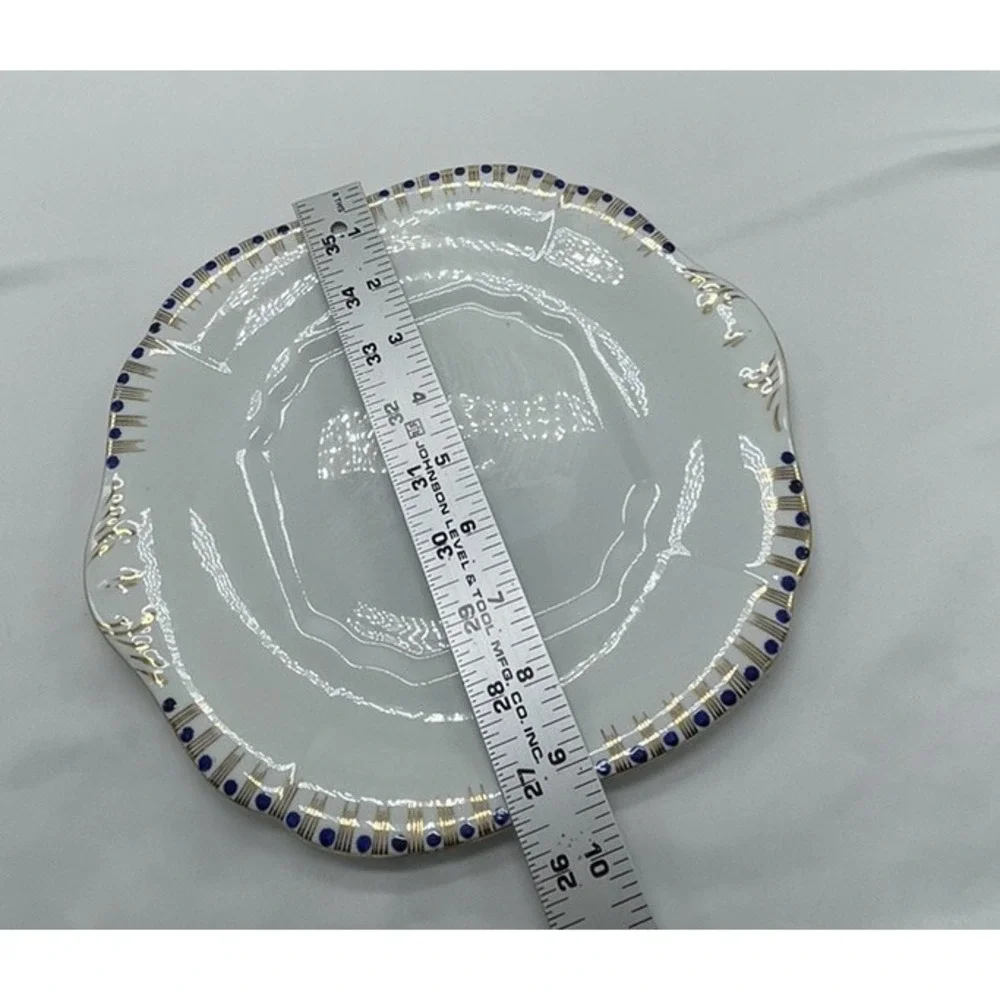 (1) Vintage e Hughes & Co‎ Fenton Plate Staffordshire Eusancos China England